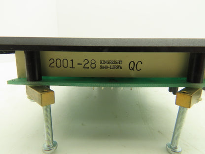 Wibond SA40-11SRWA Digit 4" Red LED Display Screen Lot of 4