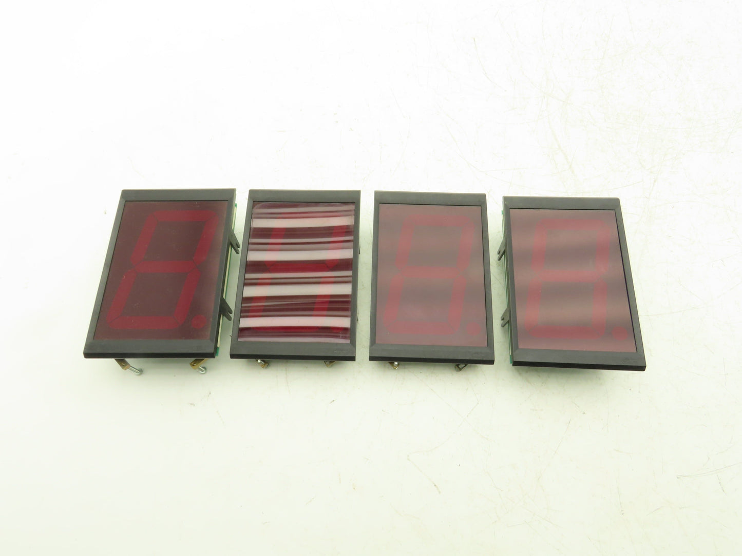 Wibond SA40-11SRWA Digit 4" Red LED Display Screen Lot of 4