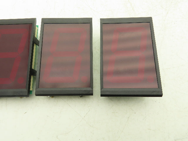 Wibond SA40-11SRWA Digit 4" Red LED Display Screen Lot of 4