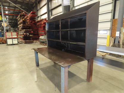 5/8" Thick Top Steel Fabrication Welding Layout Table Work Bench 96"x48"x32"