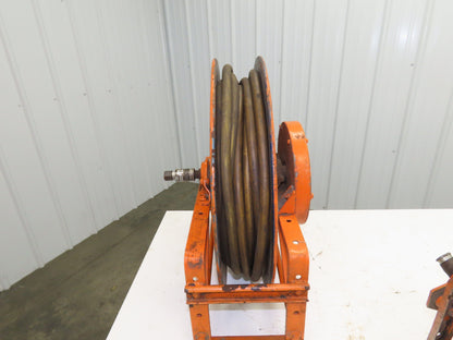 Hannay Reels 818-23-24C SR Retractable Industrial Air Hose Reel 1/2" Lot Of 2