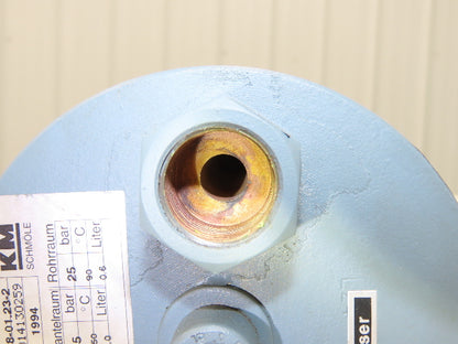 KM Schmole S8-01.23-2 WT-LOK Oil Cooler Heat Exchanger 365psi 4Liter Spiral Tube