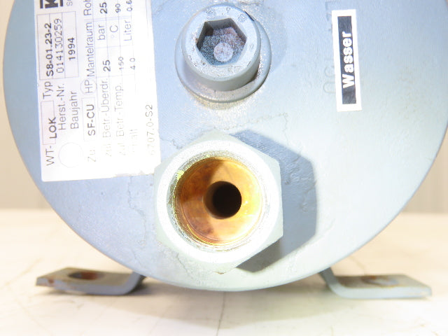 KM Schmole S8-01.23-2 WT-LOK Oil Cooler Heat Exchanger 365psi 4Liter Spiral Tube