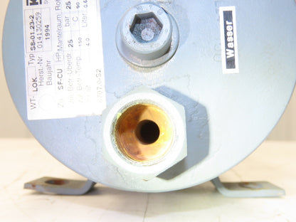 KM Schmole S8-01.23-2 WT-LOK Oil Cooler Heat Exchanger 365psi 4Liter Spiral Tube