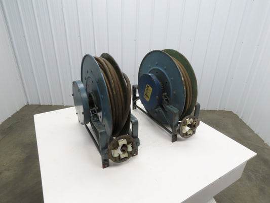 Hannay Reels 716-23-24 C Retractable Industrial Air Hose Reel 1/2" Lot Of 2