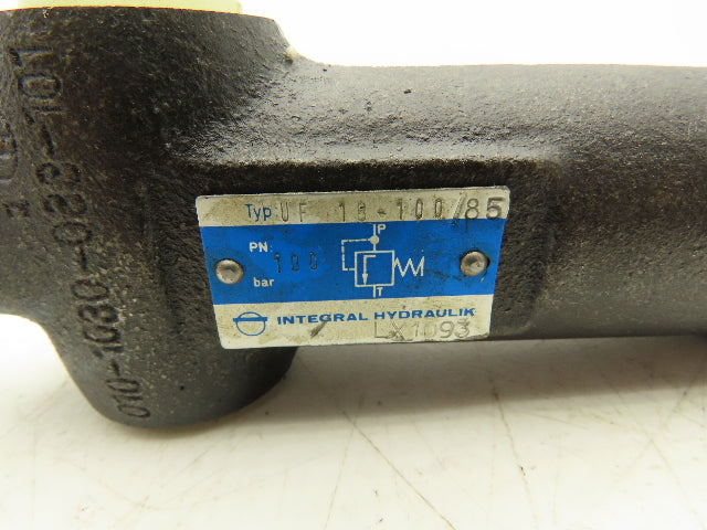 Integral Hydraulik UF18-100/85 Hydraulic Valve Lot of 2
