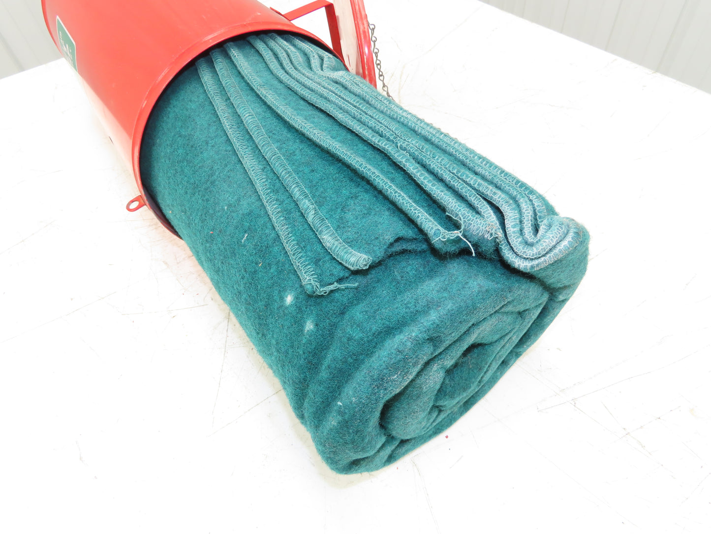 Cotton Goods Vintage Fite Rite Woolen Fire & First Aid Blanket With Cannister