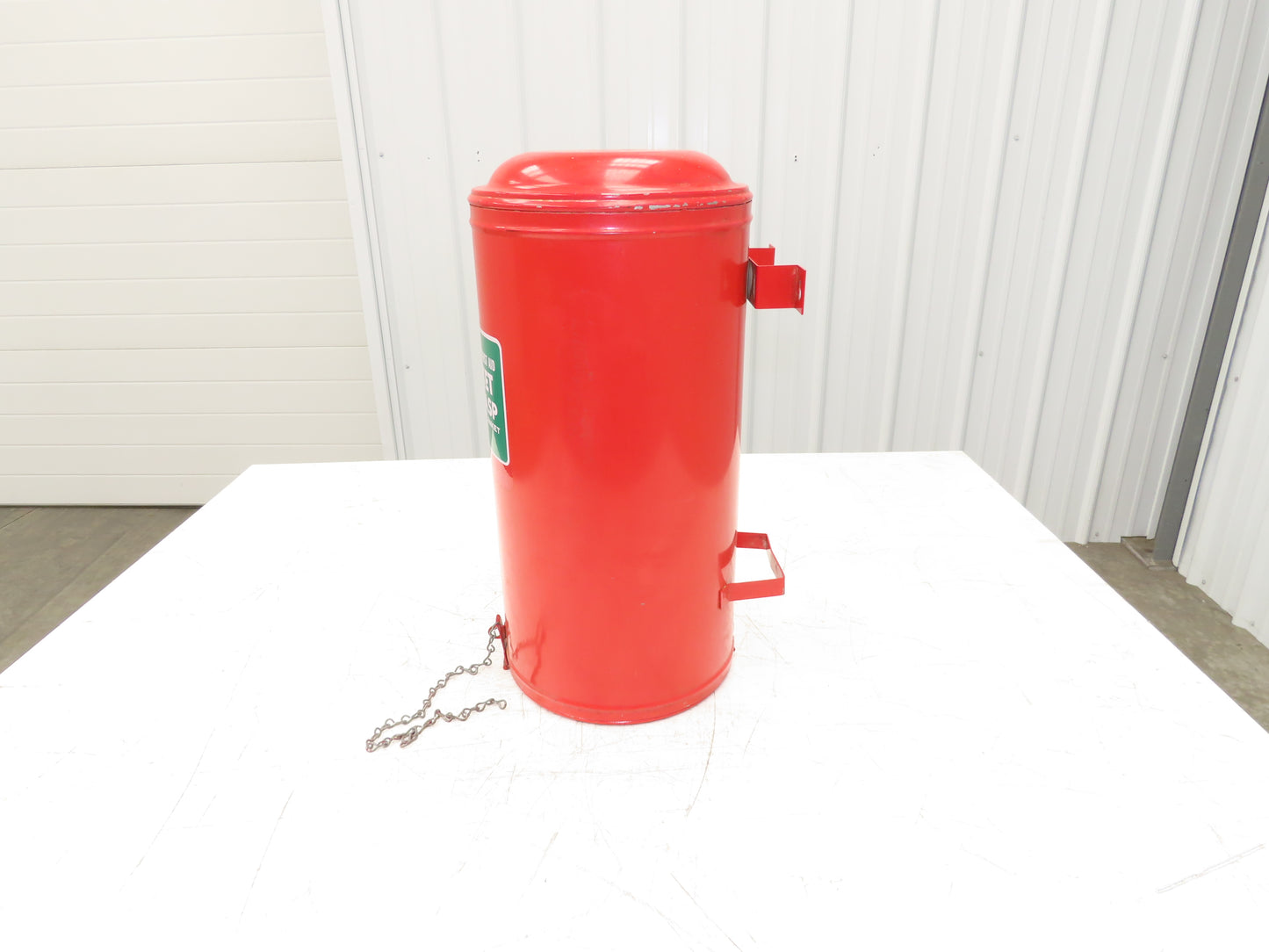 Cotton Goods Vintage Fite Rite Woolen Fire & First Aid Blanket With Cannister