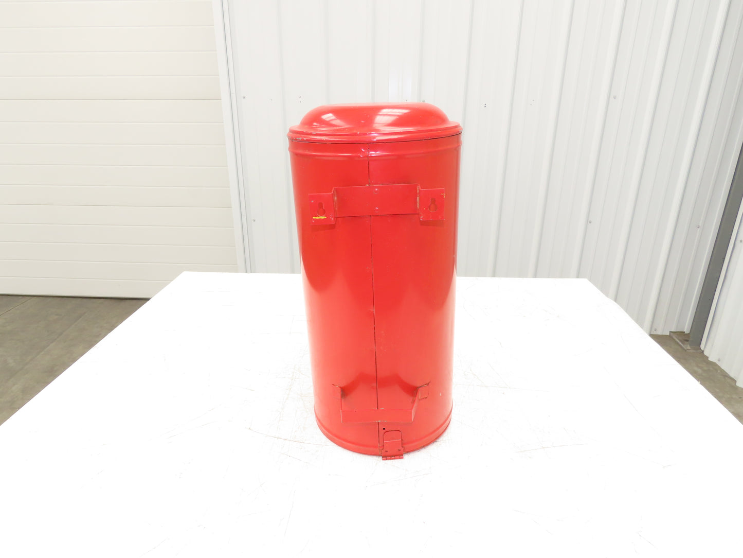 Cotton Goods Vintage Fite Rite Woolen Fire & First Aid Blanket With Cannister