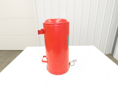 Cotton Goods Vintage Fite Rite Woolen Fire & First Aid Blanket With Cannister