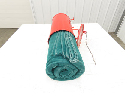 Cotton Goods Vintage Fite Rite Woolen Fire & First Aid Blanket With Cannister