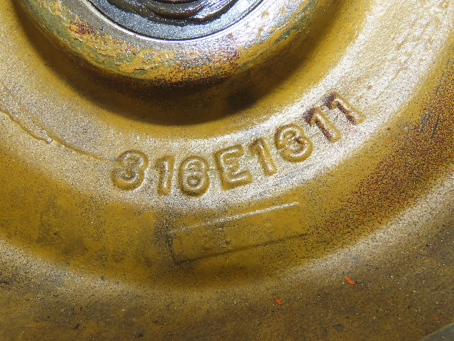 P&H Cleveland Tramrail 4 Ton Bridge Crane Hoist Wire Rope Cable Drum 15' 6" Lift