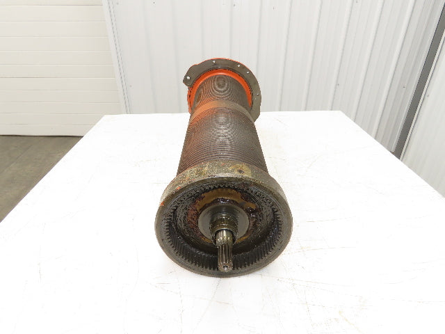 P&H Cleveland Tramrail 4 Ton Bridge Crane Hoist Wire Rope Cable Drum 15' 6" Lift