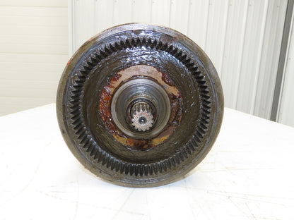 P&H Cleveland Tramrail 4 Ton Bridge Crane Hoist Wire Rope Cable Drum 15' 6" Lift