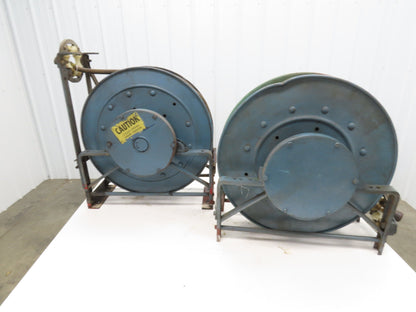 Hannay Reels 716-23-24 C TR Retractable Industrial Air Hose Reel 1/2" Lot Of 2