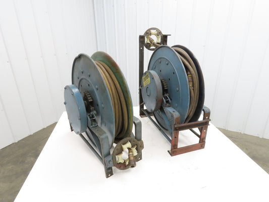 Hannay Reels 716-23-24 C TR Retractable Industrial Air Hose Reel 1/2" Lot Of 2