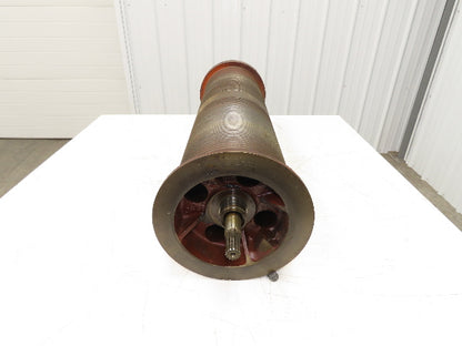 P&H Cleveland Tramrail 4 Ton Bridge Crane Hoist Wire Rope Cable Drum 22' Lift