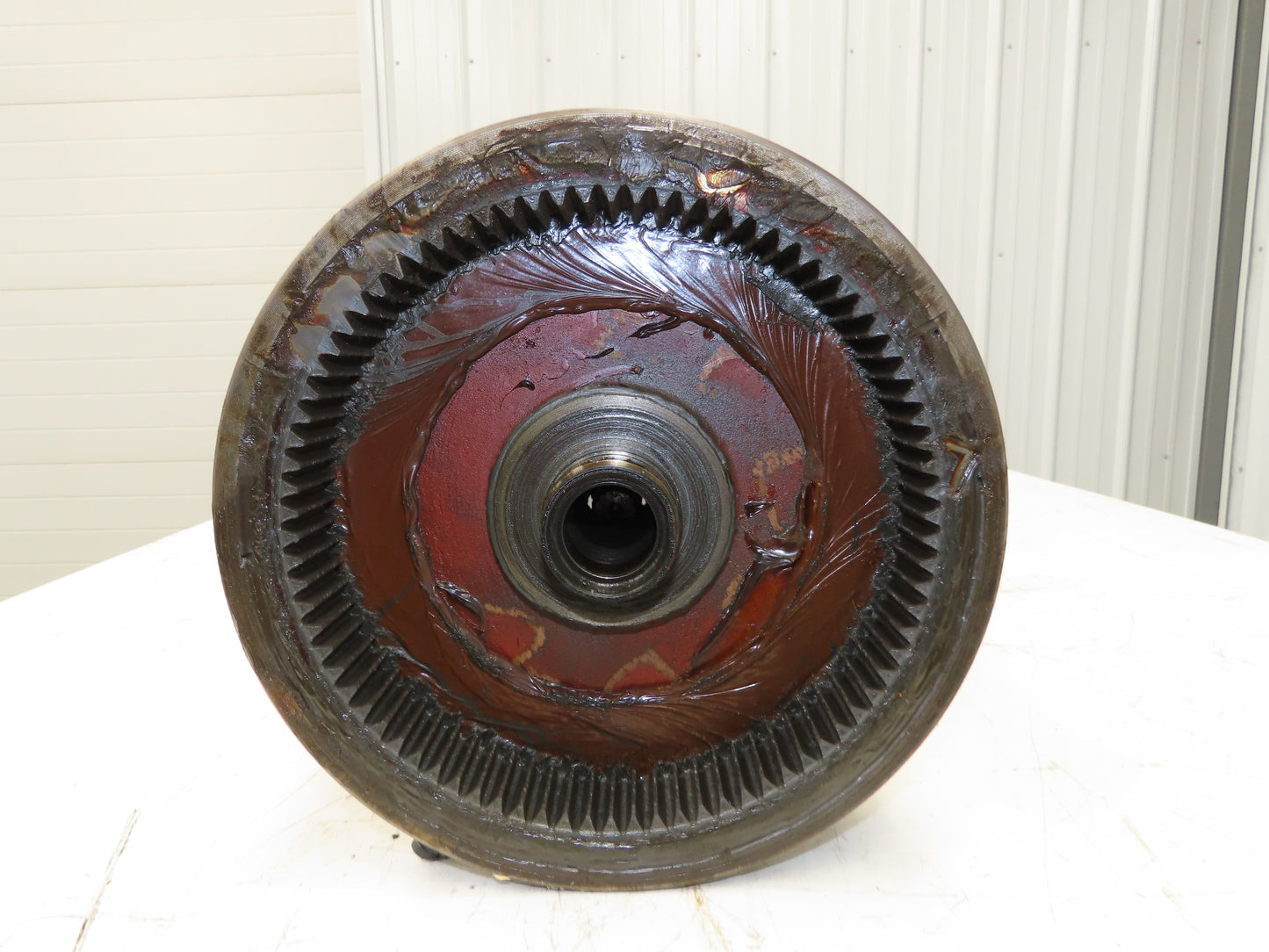 P&H Cleveland Tramrail 4 Ton Bridge Crane Hoist Wire Rope Cable Drum 22' Lift