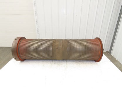 P&H Cleveland Tramrail 4 Ton Bridge Crane Hoist Wire Rope Cable Drum 22' Lift