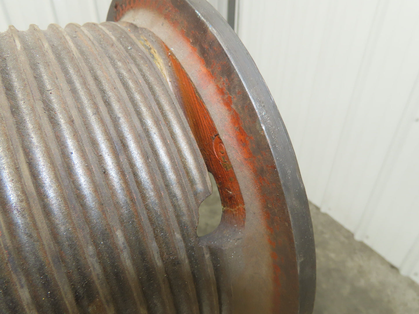 P&H Cleveland Tramrail 4 Ton Bridge Crane Hoist Wire Rope Cable Drum 28' Lift