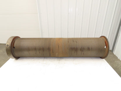 P&H Cleveland Tramrail 4 Ton Bridge Crane Hoist Wire Rope Cable Drum 28' Lift