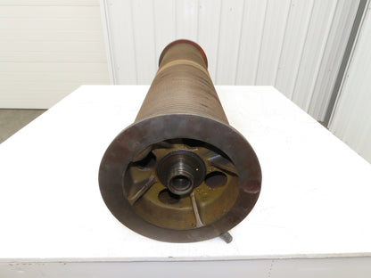 P&H Cleveland Tramrail 4 Ton Bridge Crane Hoist Wire Rope Cable Drum 28' Lift