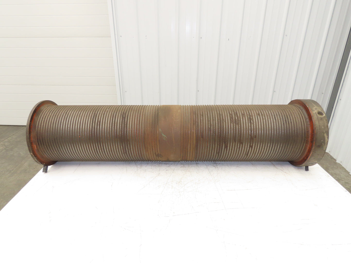 P&H Cleveland Tramrail 4 Ton Bridge Crane Hoist Wire Rope Cable Drum 28' Lift