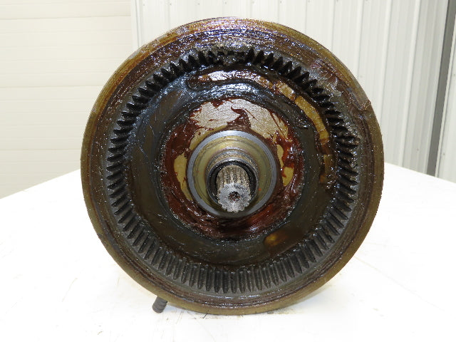 P&H Cleveland Tramrail 4 Ton Bridge Crane Hoist Wire Rope Cable Drum 28' Lift