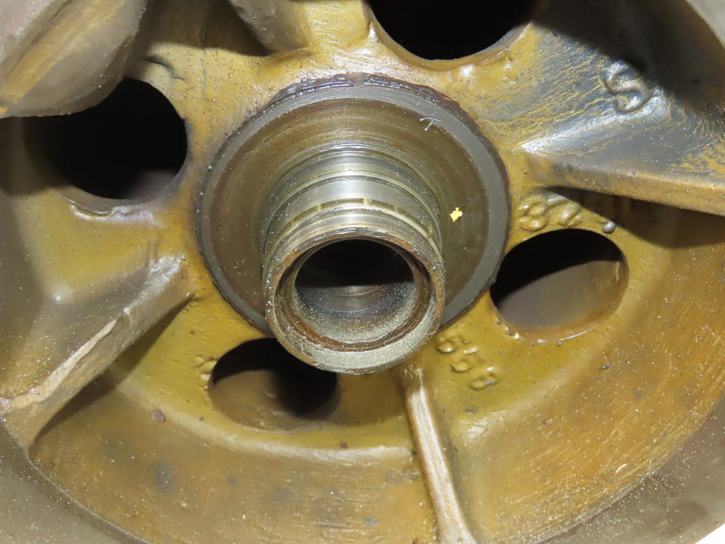 P&H Cleveland Tramrail 4 Ton Bridge Crane Hoist Wire Rope Cable Drum 28' Lift