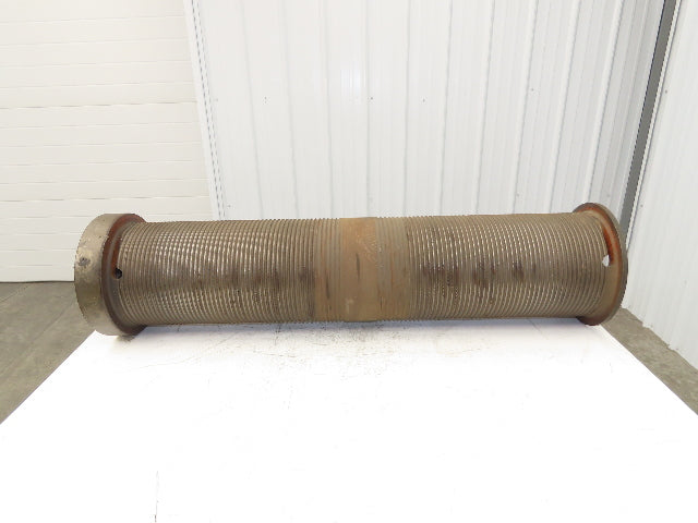 P&H Cleveland Tramrail 4 Ton Bridge Crane Hoist Wire Rope Cable Drum 28' Lift