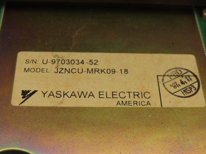 Yaskawa Electric JZNCU-MRK09-18 Robotics Control System