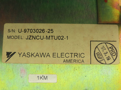 Yaskawa JZNCU-MTU02-1 | CPT10199 CNC Transformer Contactor Control Unit