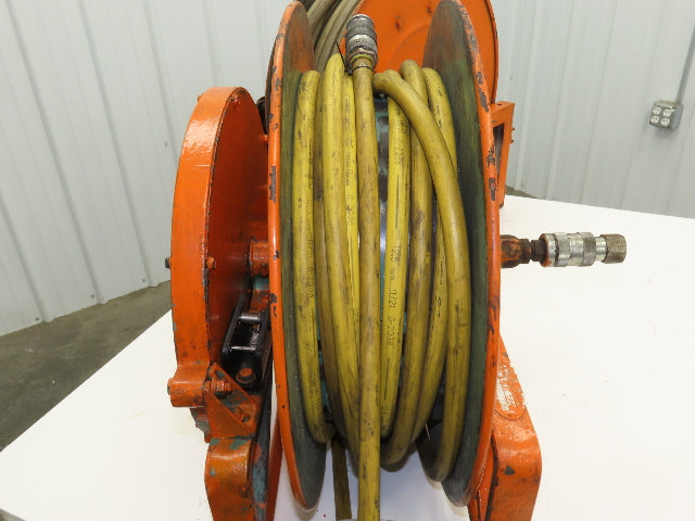 Hannay Reels 818-23-24B SR Retractable Industrial Water Hose Reel 1/2" Lot Of 2