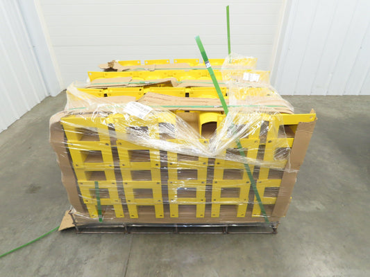 Post Protector 12" Pallet Rack Column Guard Yellow 4" ID Width