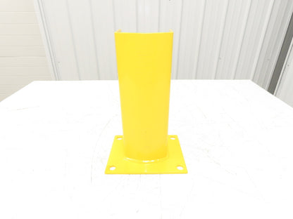 Post Protector 12" Pallet Rack Column Guard Yellow 4" ID Width