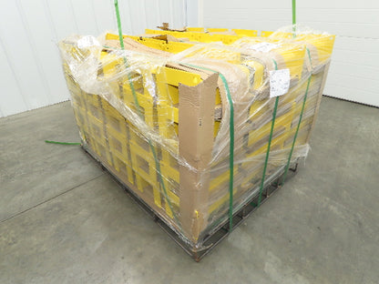 Post Protector 12" Pallet Rack Column Guard Yellow 4" ID Width
