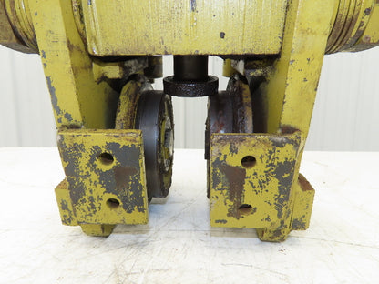 Yale Bridge Crane Trolley End Truck Idler Head 5" Wheels 3-1/4" Beam