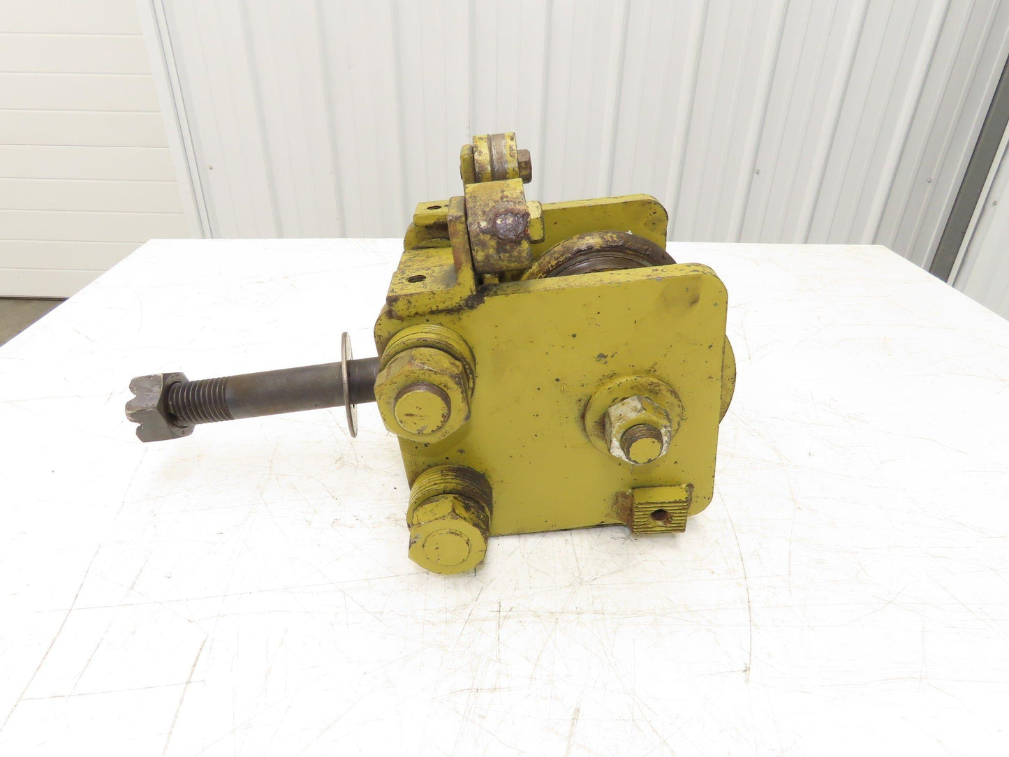 Yale Bridge Crane Trolley End Truck Idler Head 5" Wheels 3-1/4" Beam