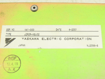 Yaskawa JZRCR-XSU02 JZRCR-XSU02 Motoman Servo Drive Controller 24V