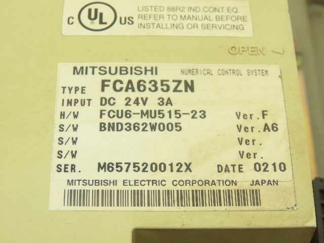 Mitsubishi FCA635ZN Numerical Control System Display Keypad