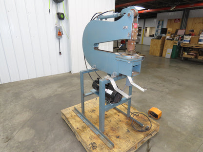 Kidder DP-24-S Hydraulic Punch Press 24" Deep Throat C Frame 120V
