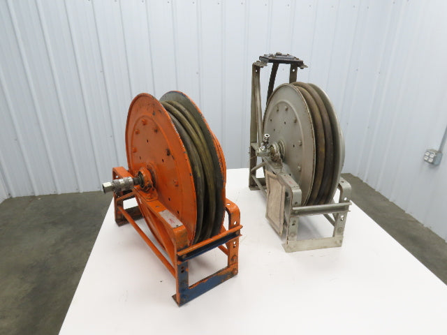 Hannay Reels 716-23-24 J VR Retractable Industrial Air Hose Reel 1/2" Lot Of 2