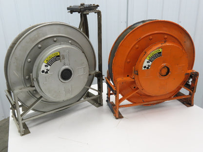 Hannay Reels 716-23-24 J VR Retractable Industrial Air Hose Reel 1/2" Lot Of 2