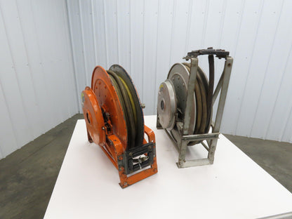 Hannay Reels 716-23-24 J VR Retractable Industrial Air Hose Reel 1/2" Lot Of 2