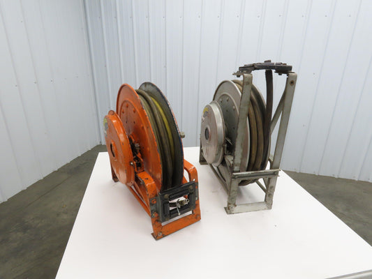 Hannay Reels 716-23-24 J VR Retractable Industrial Air Hose Reel 1/2" Lot Of 2