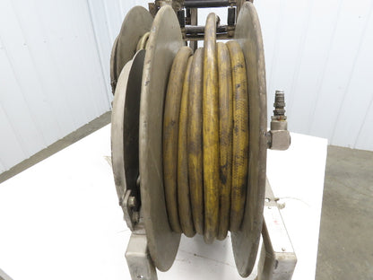 Hannay Reels 818-25-26B TR Retractable Industrial Air Hose Reel Lot Of 2