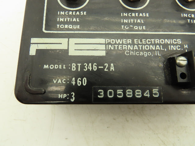 Power Electronics BT346-2A Soft Start Motor Control Unit 3Hp 115V/460V