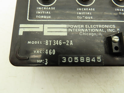 Power Electronics BT346-2A Soft Start Motor Control Unit 3Hp 115V/460V
