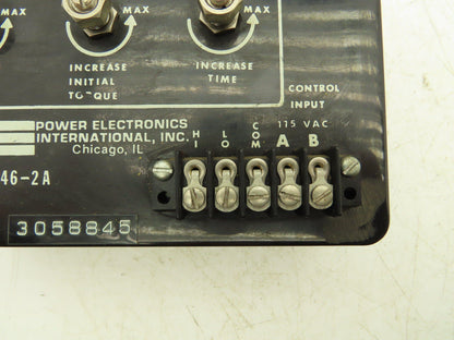 Power Electronics BT346-2A Soft Start Motor Control Unit 3Hp 115V/460V