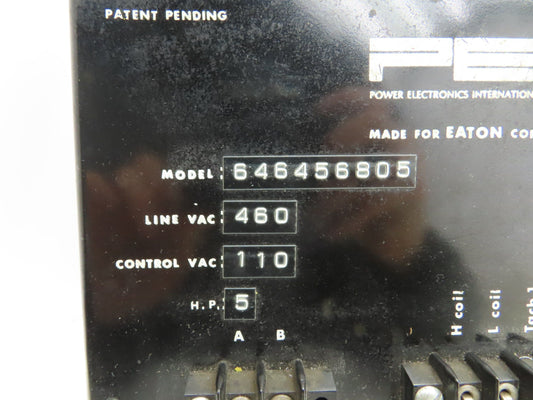 Power Electronics 646456805 Power Relay Unit 5Hp 115V/460V